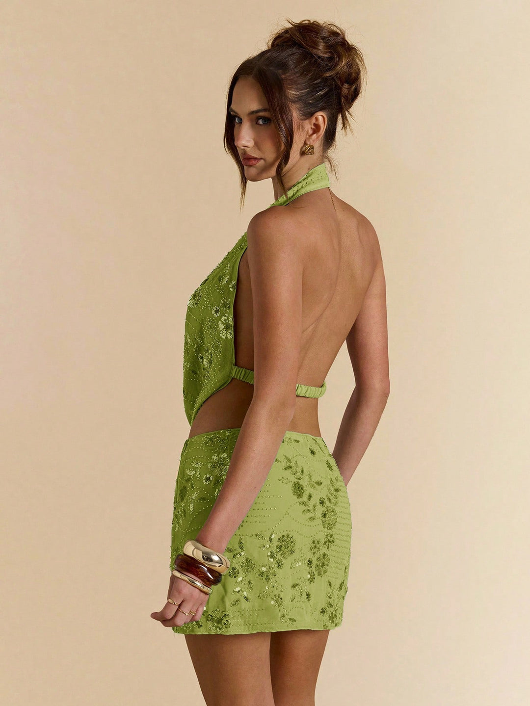 Top SHEIN, verde