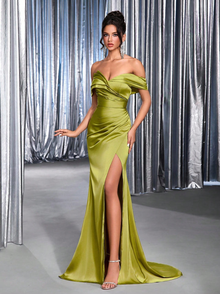 Rochie maxi SHEIN, verde