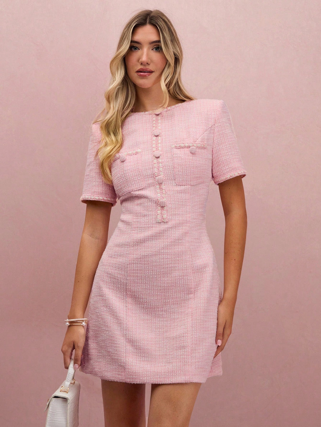 Rochie scurtă SHEIN, roz