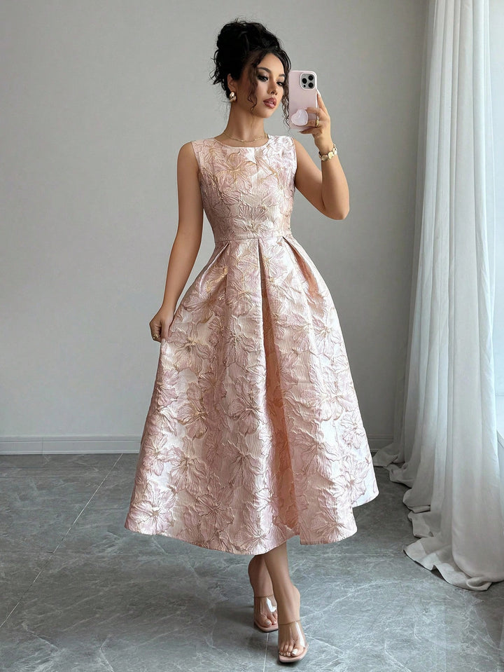 Rochie midi SHEIN, roz