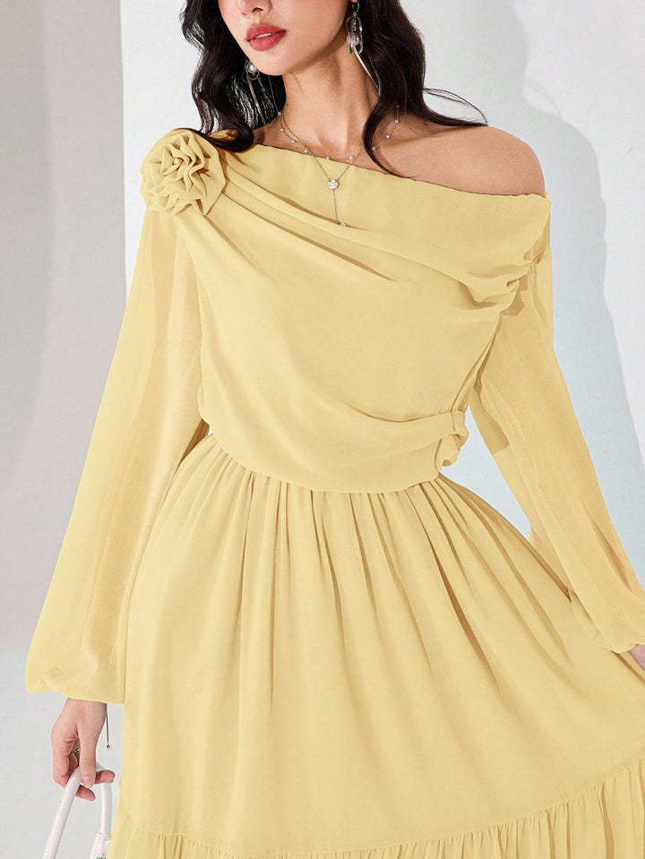 Rochie maxi SHEIN, galben