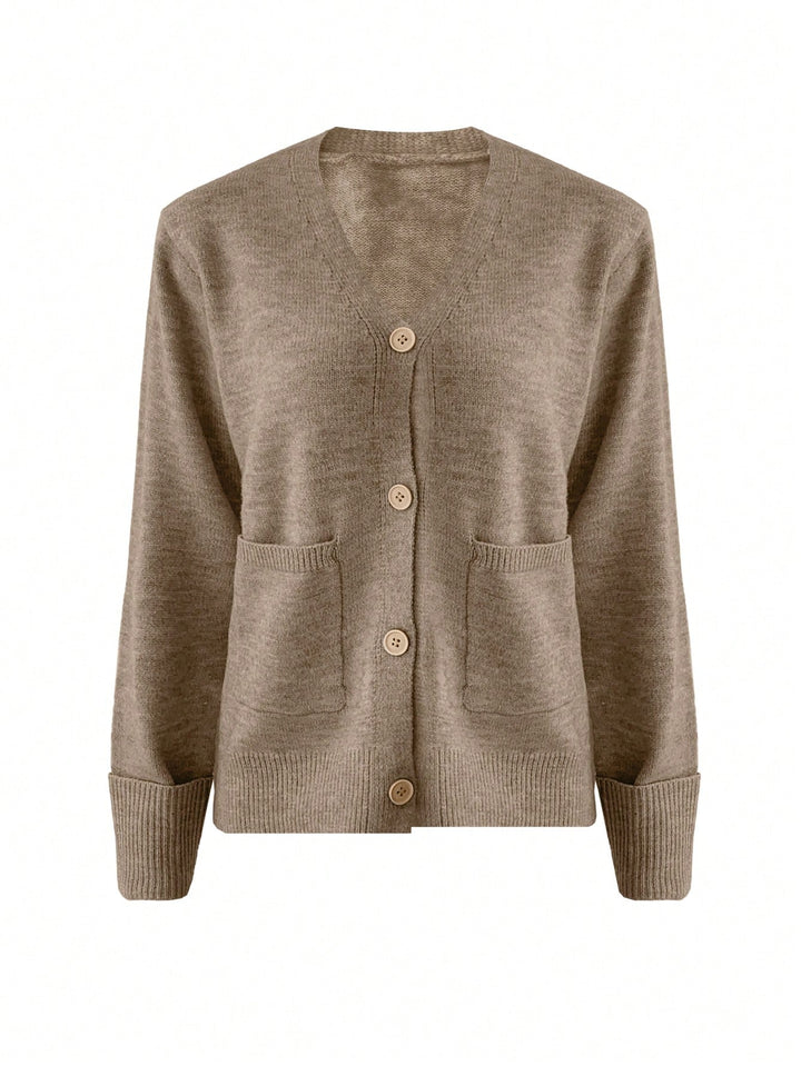 Cardigan SHEIN, maro