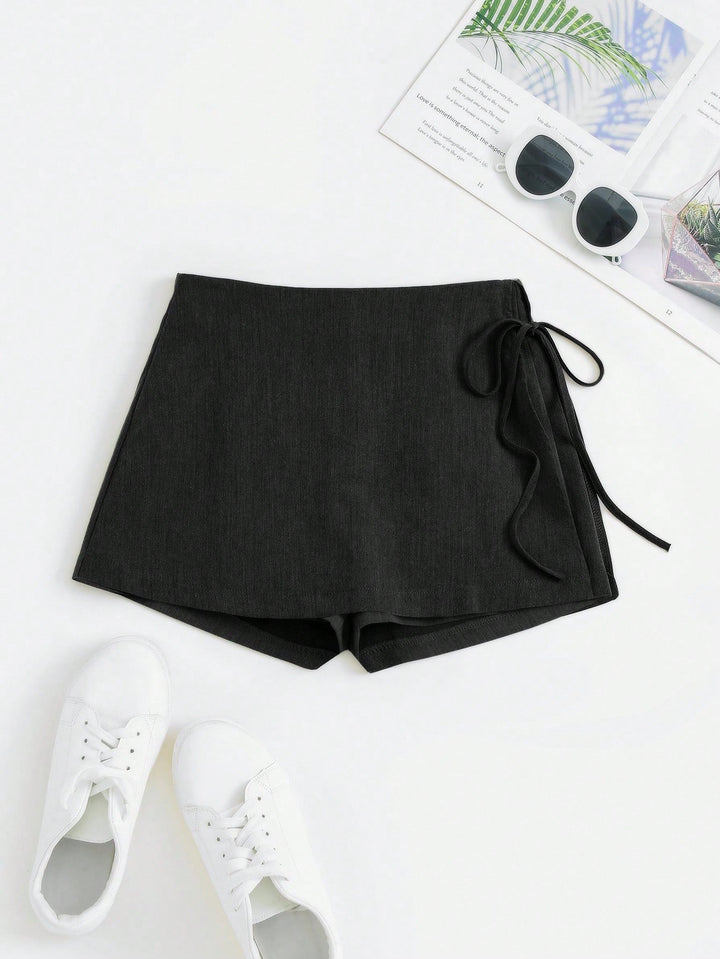 Pantaloni scurți SHEIN, negru