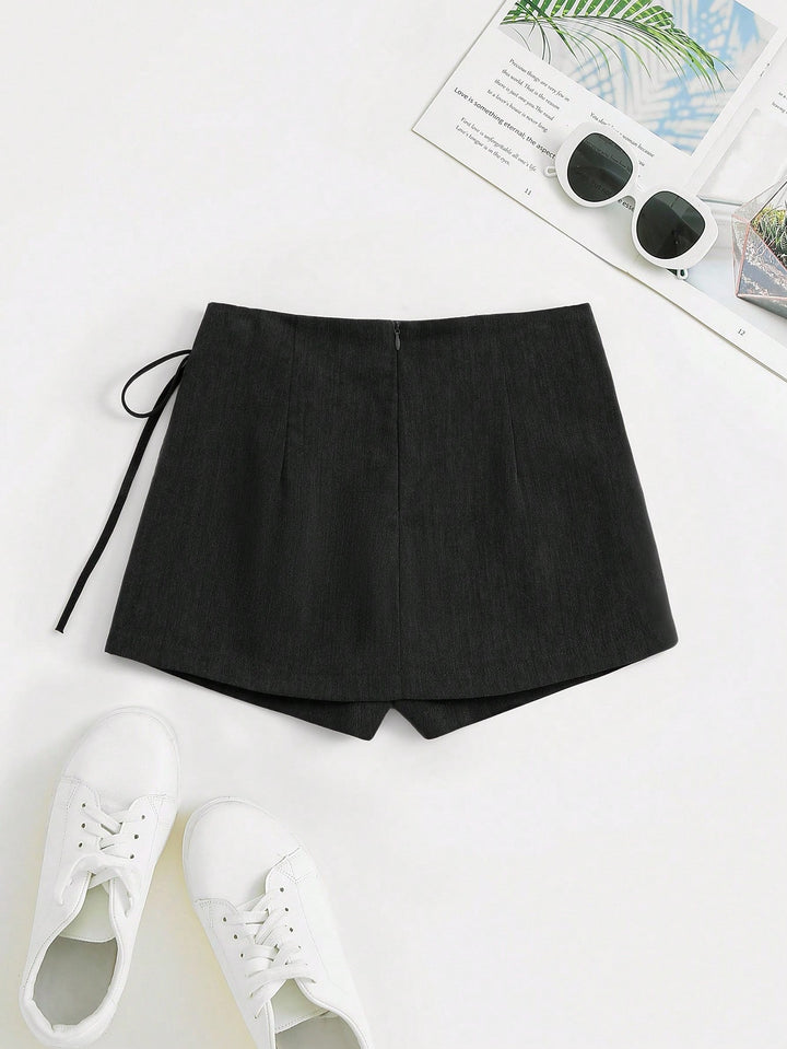 Pantaloni scurți SHEIN, negru