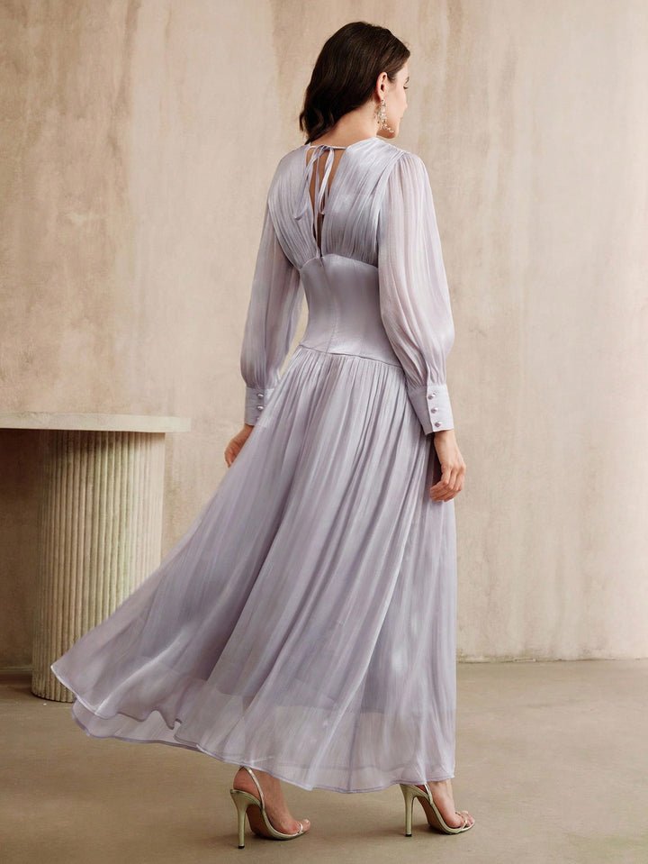 Rochie maxi SHEIN, gri