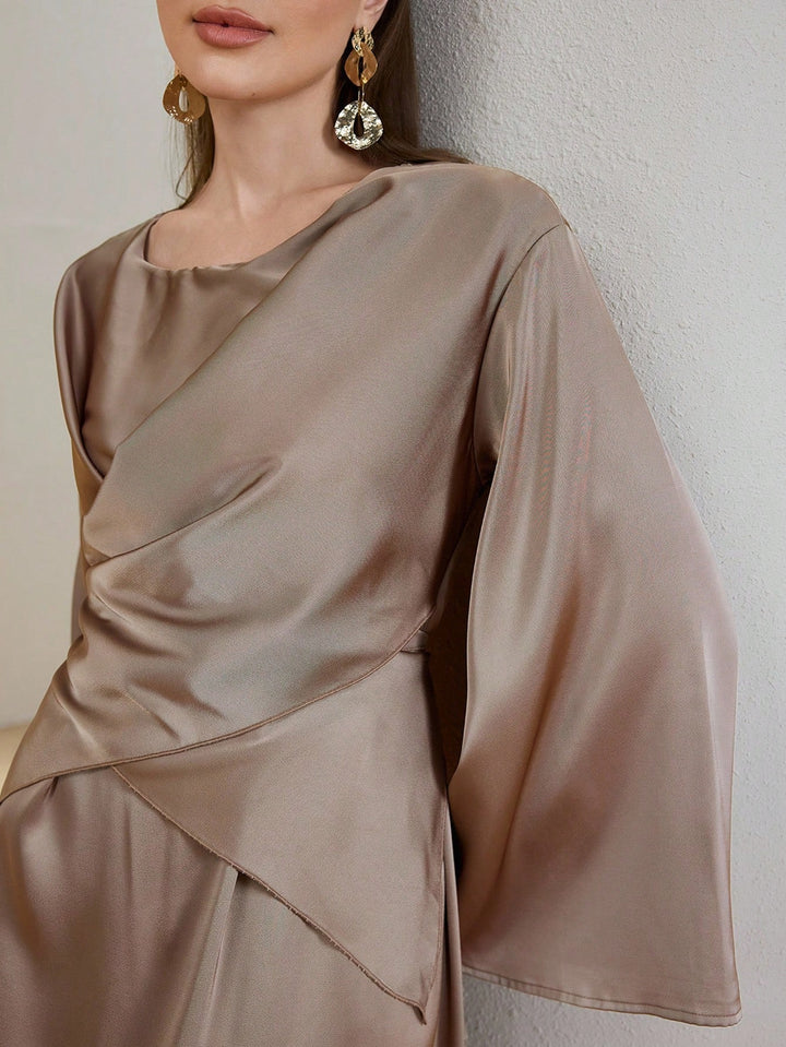 Rochie maxi Shein, maro