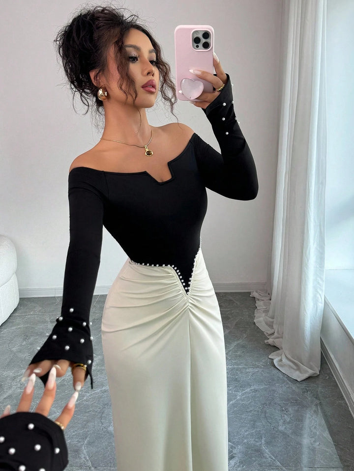 Rochie maxi SHEIN, mix culori