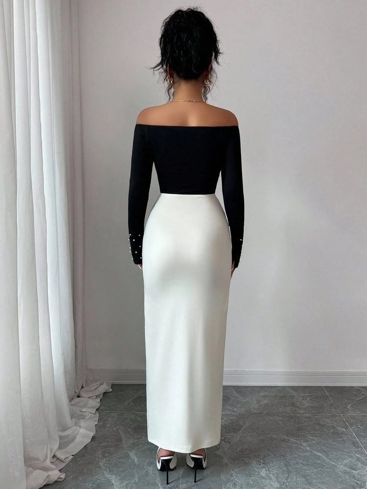 Rochie maxi SHEIN, mix culori