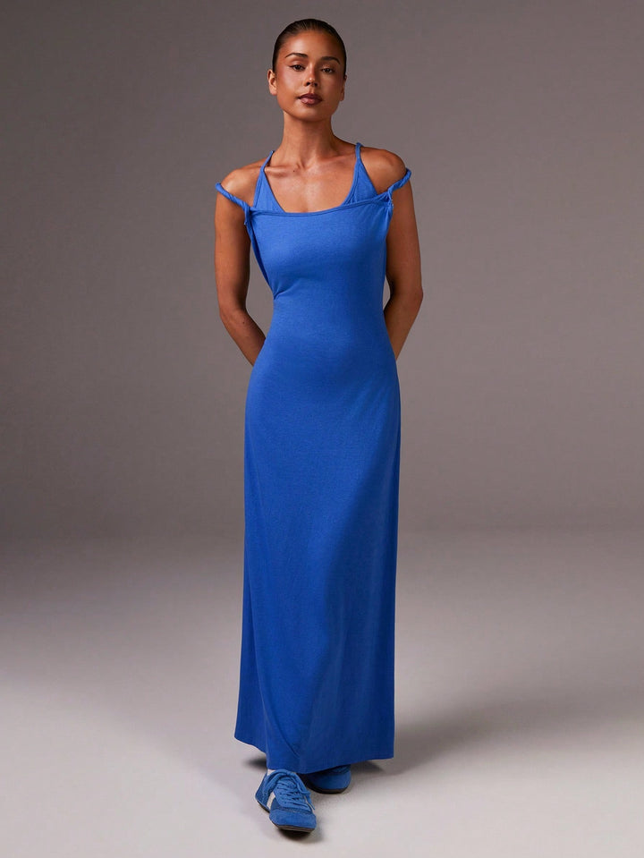 Rochie maxi SHEIN, albastru
