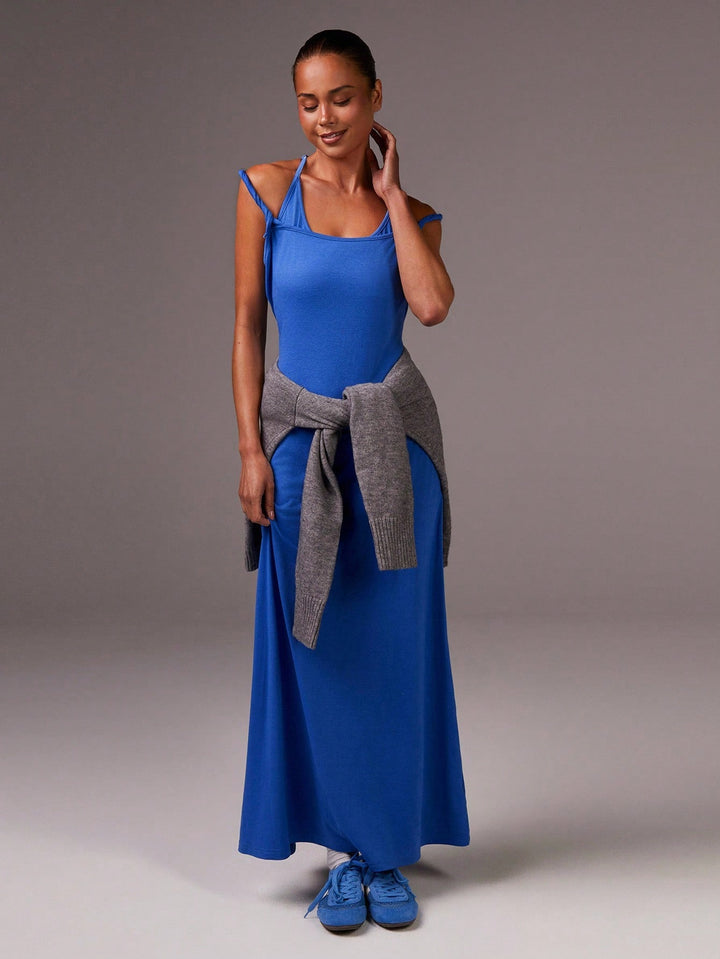 Rochie maxi SHEIN, albastru