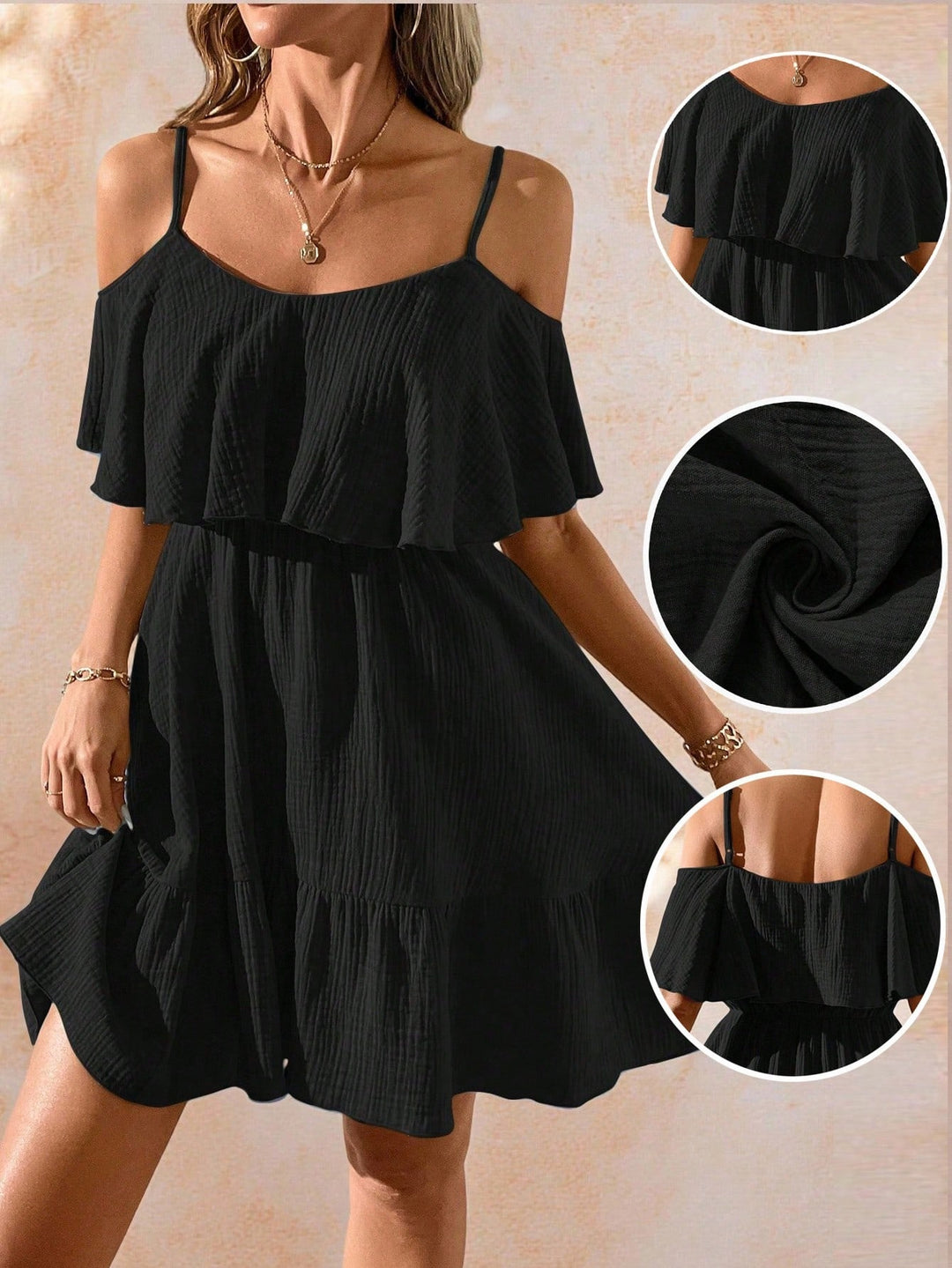 Rochie mini SHEIN, negru