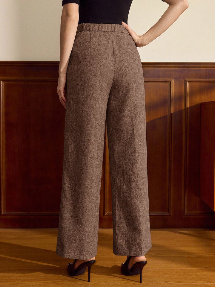 Pantaloni SHEIN, maro
