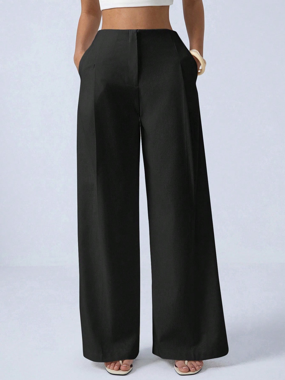 Pantaloni SHEIN, negru