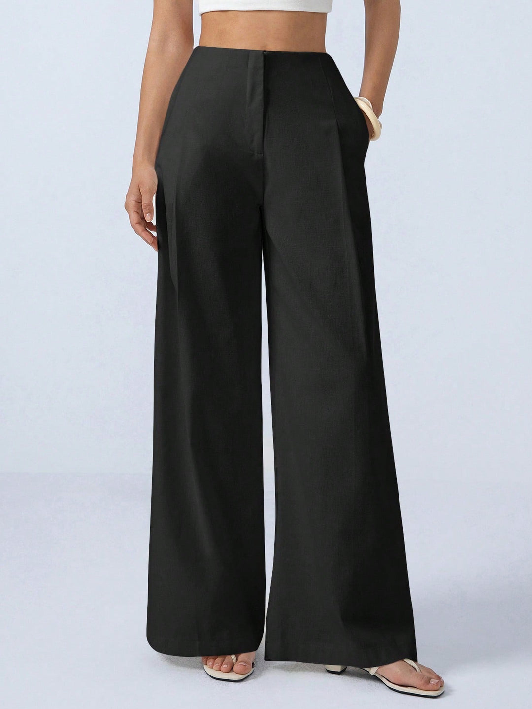 Pantaloni SHEIN, negru