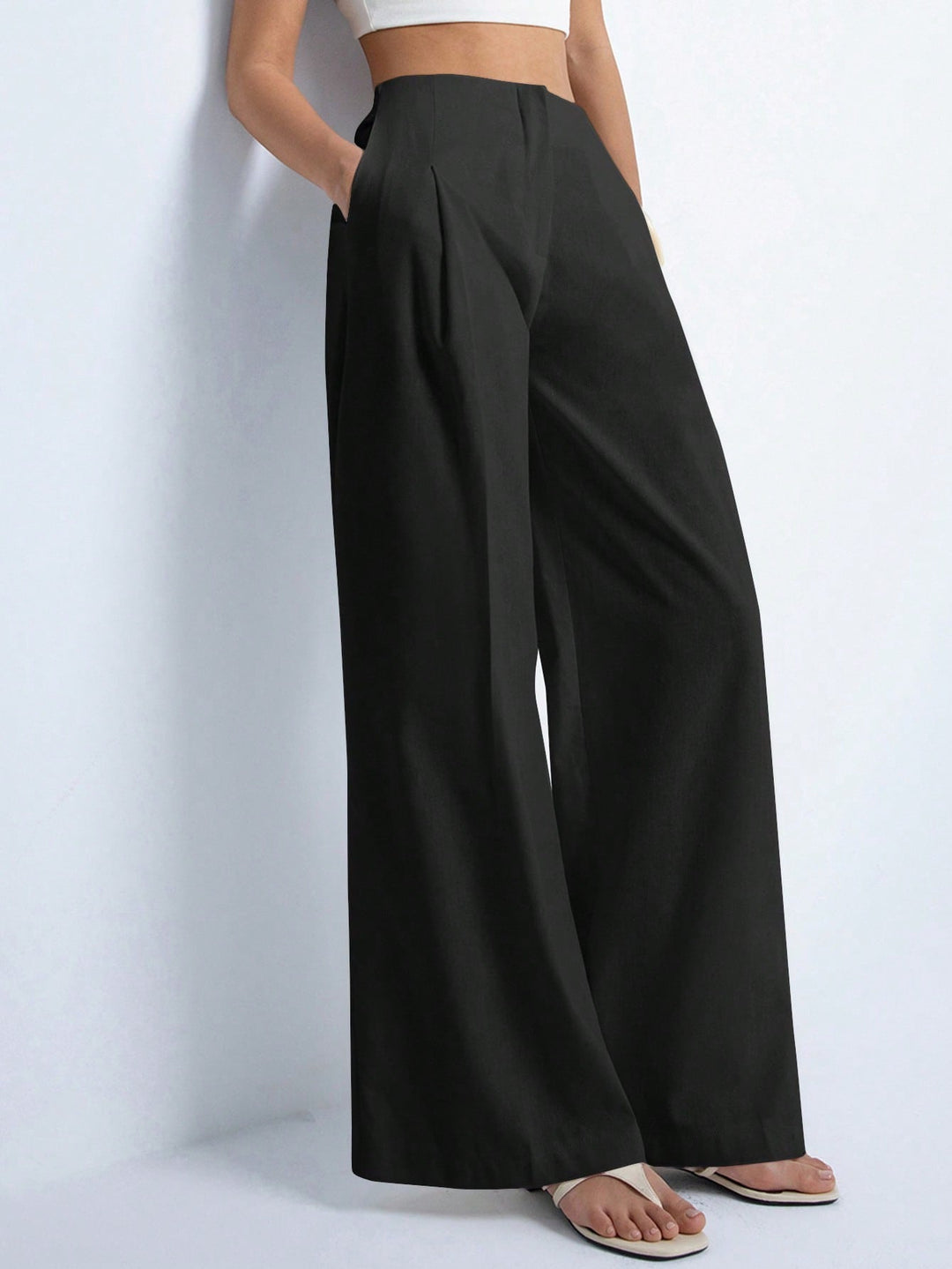Pantaloni SHEIN, negru