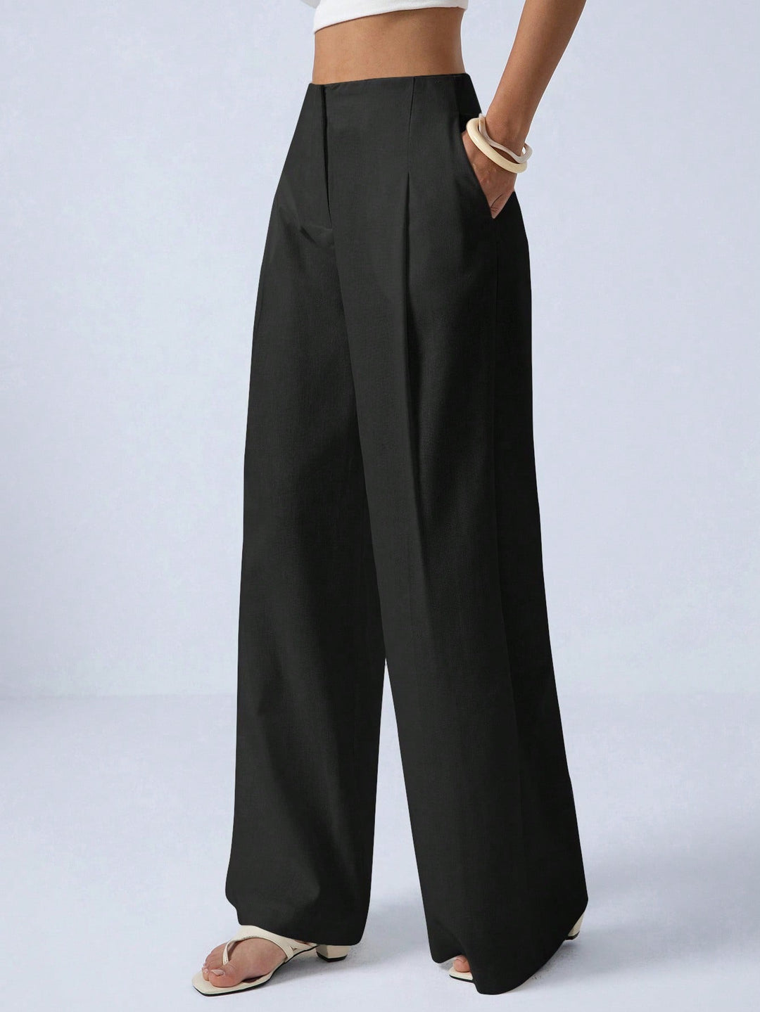 Pantaloni SHEIN, negru