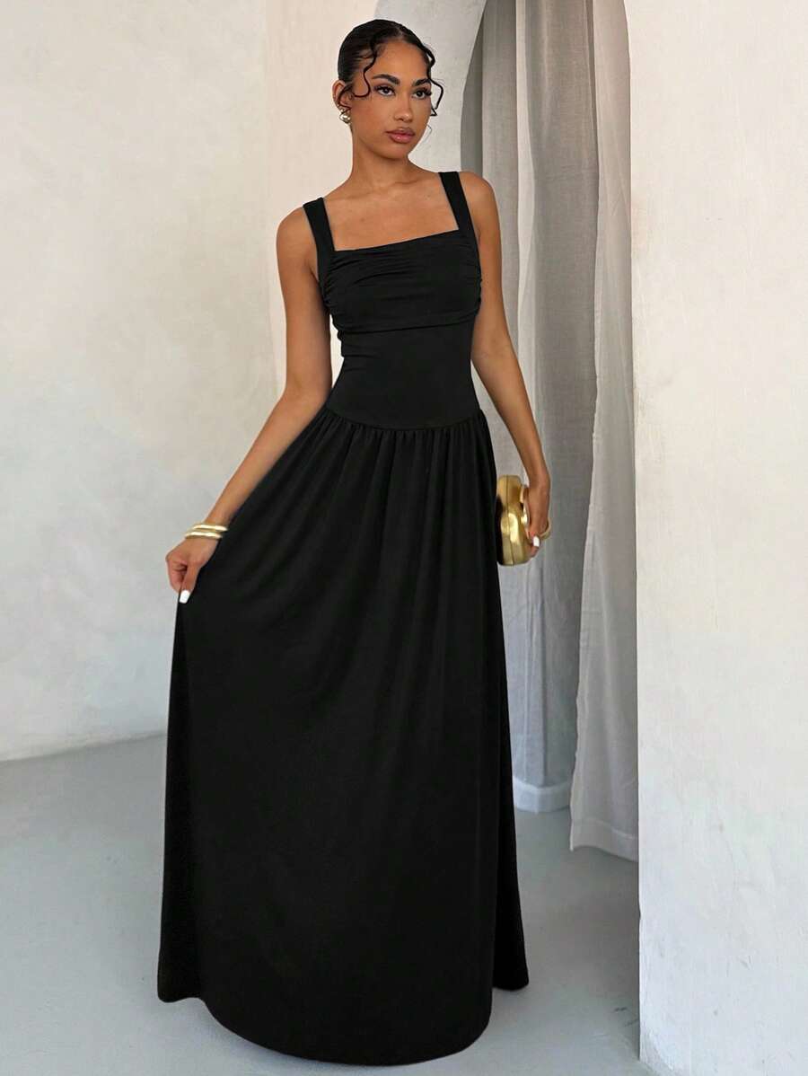 Rochie maxi SHEIN, negru