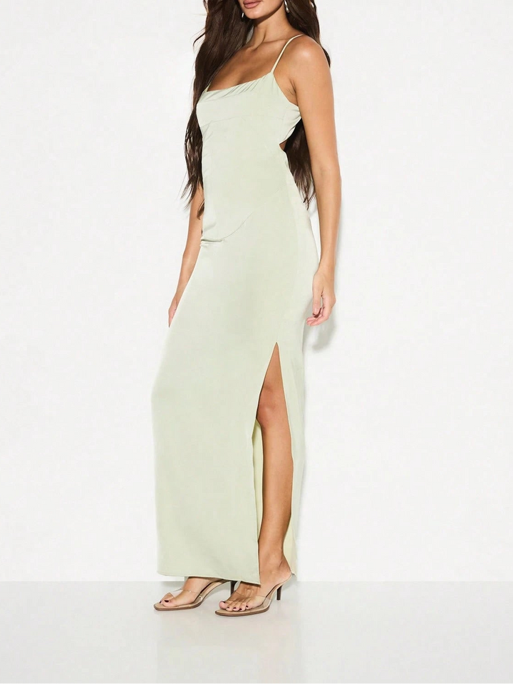 SHEIN maxi ruha, zöld