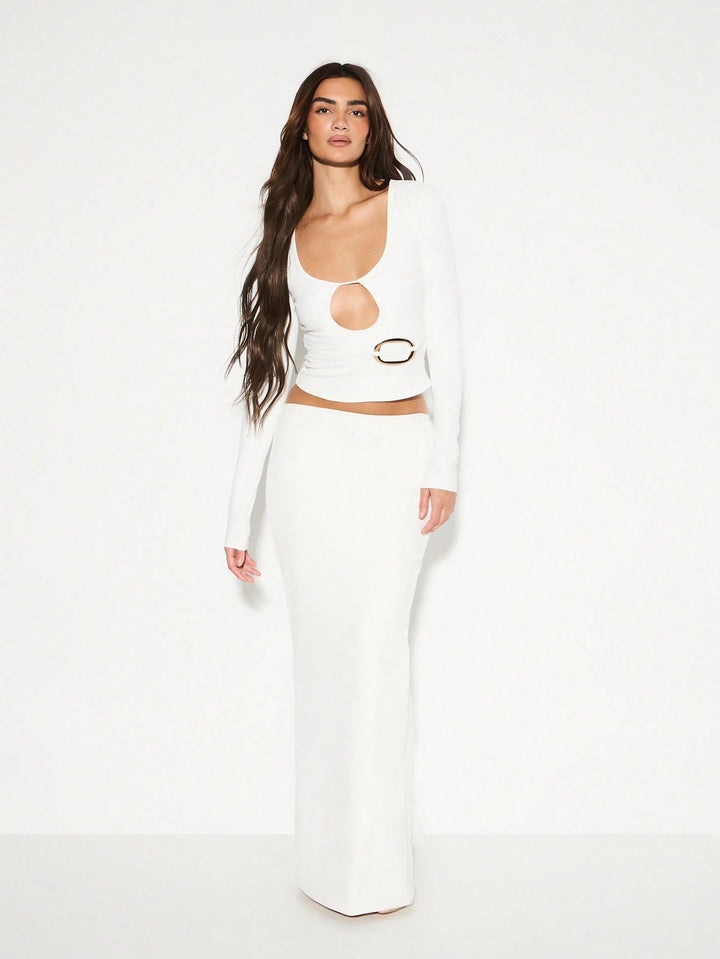 Top SHEIN, alb