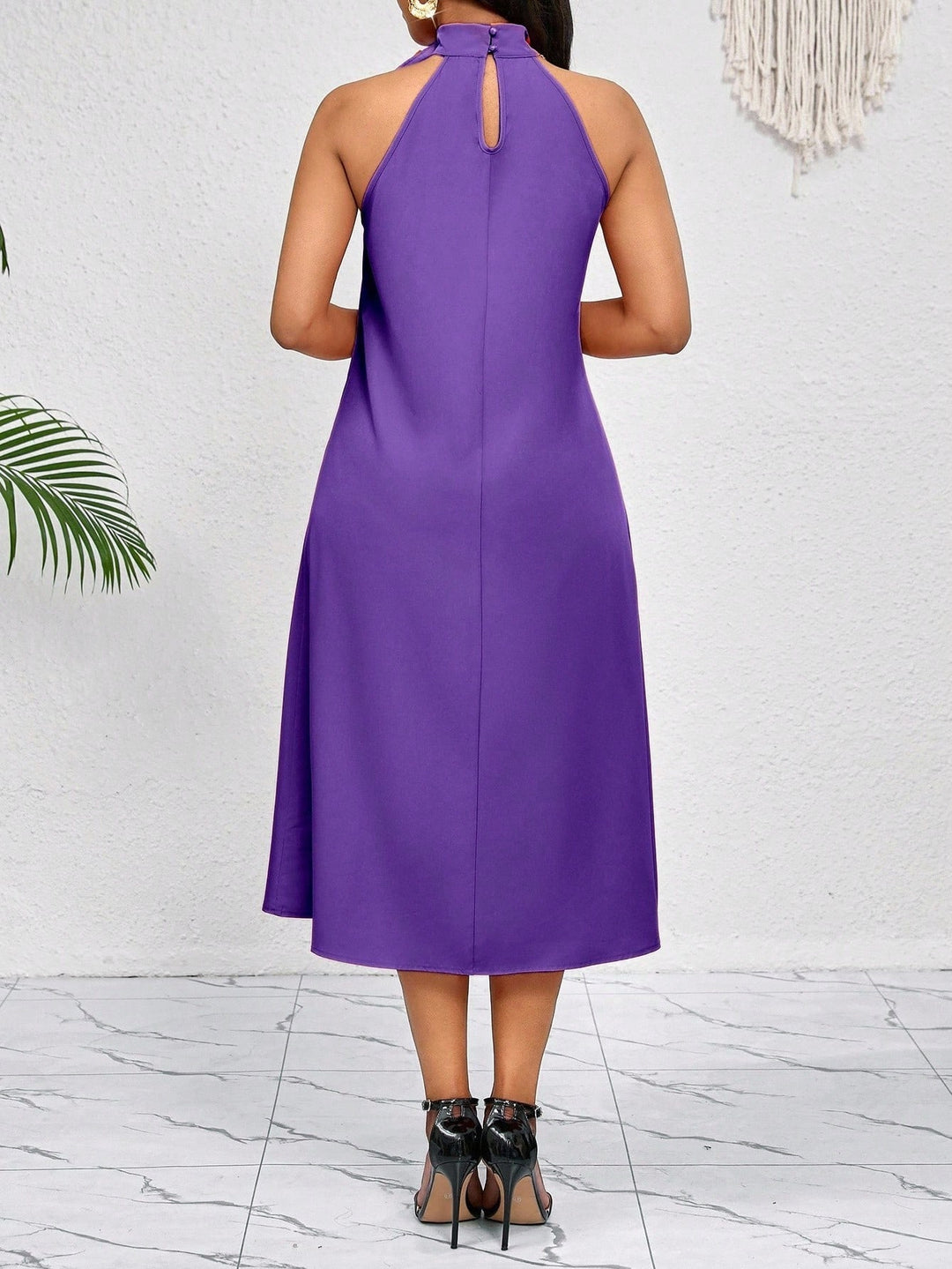 Rochie midi SHEIN, mov