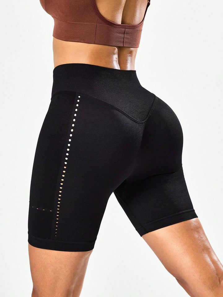 Rövid leggings SHEIN, fekete