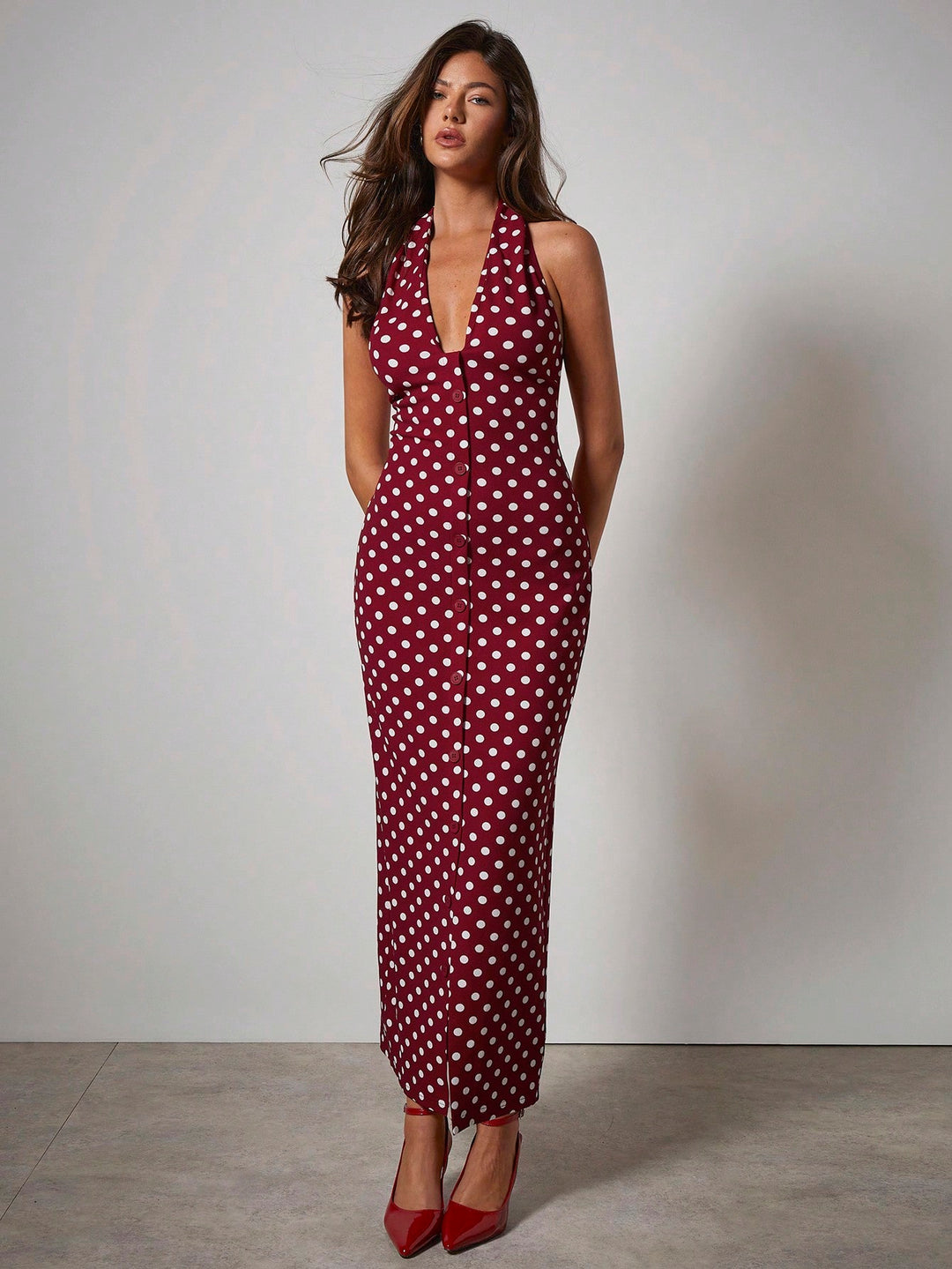 Rochie maxi SHEIN, mix culori