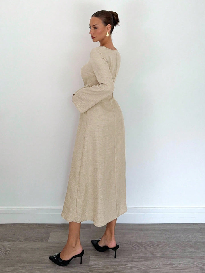 Rochie maxi SHEIN, portocaliu