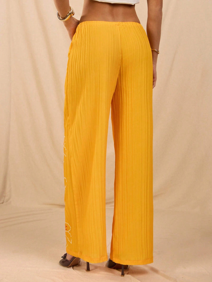 Pantaloni SHEIN, galben