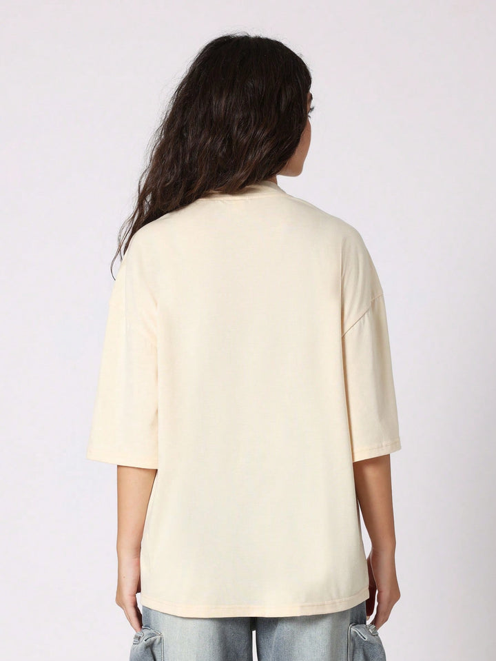 Tricou SHEIN, portocaliu