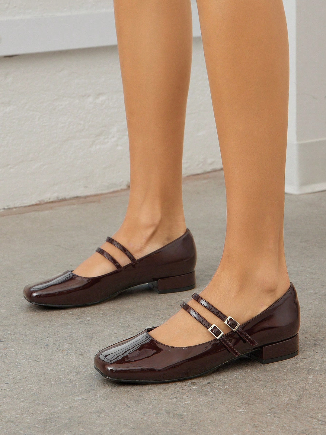 Pantofi cu toc SHEIN, maro