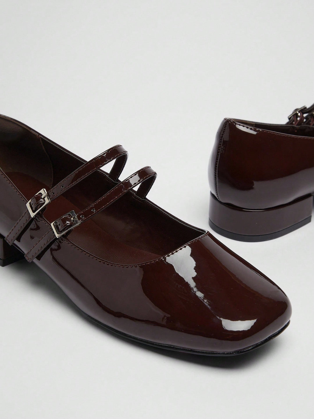 Pantofi cu toc SHEIN, maro