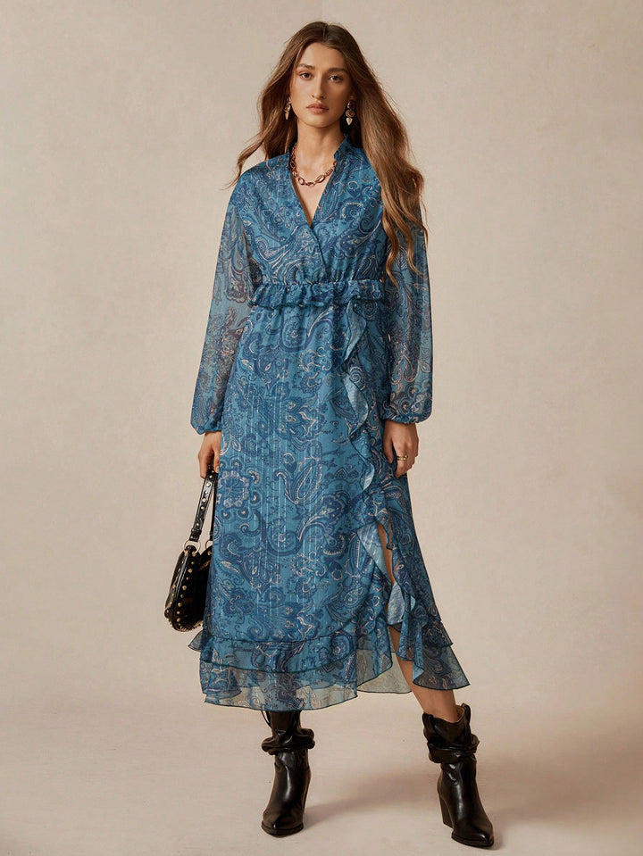 Rochie maxi SHEIN, albastru