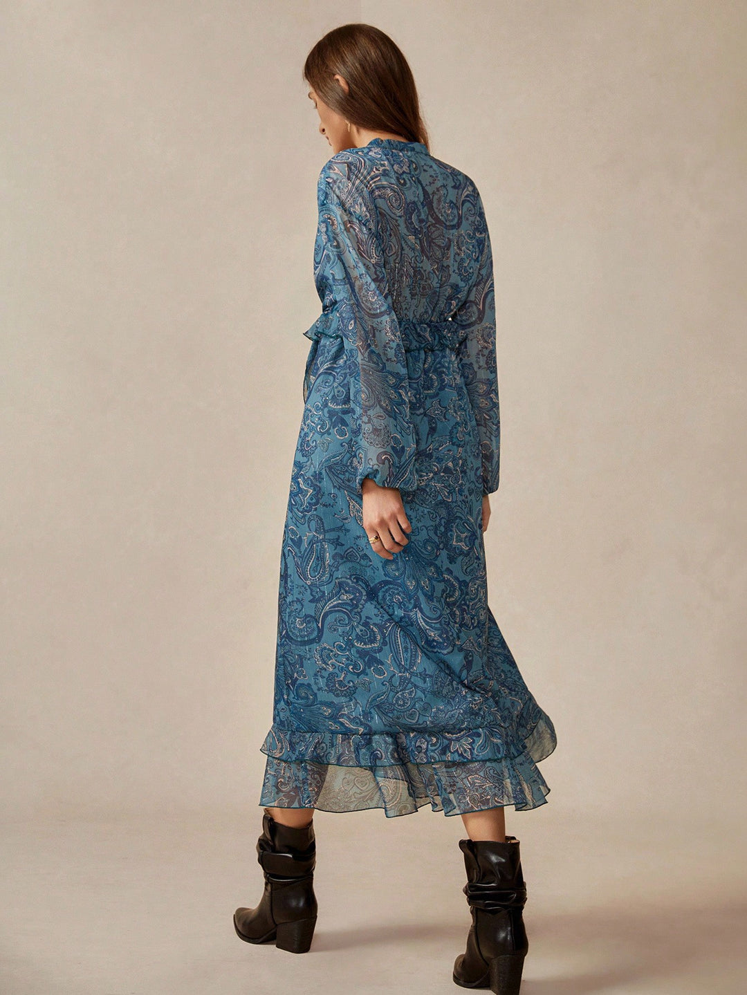 Rochie maxi SHEIN, albastru