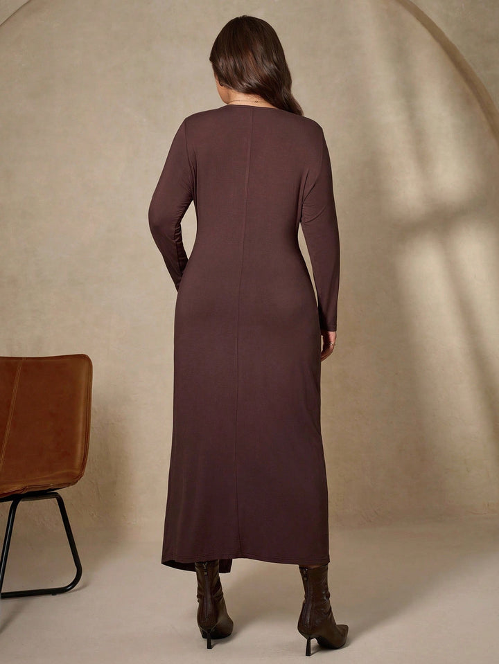 Rochie SHEIN, maro