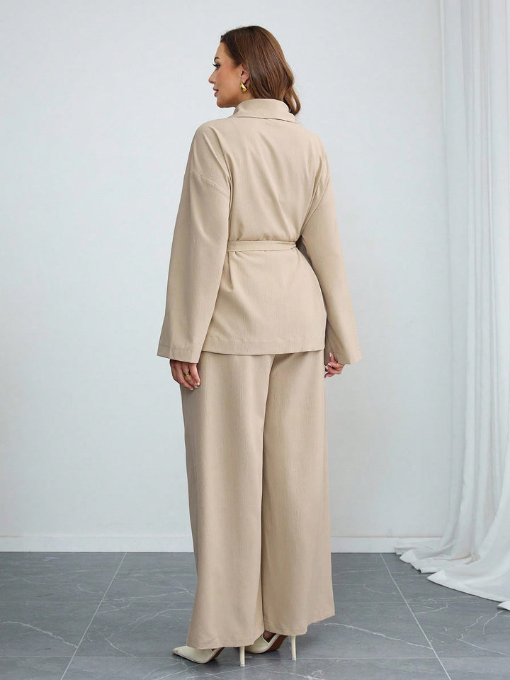 SHEIN együttes, bézs