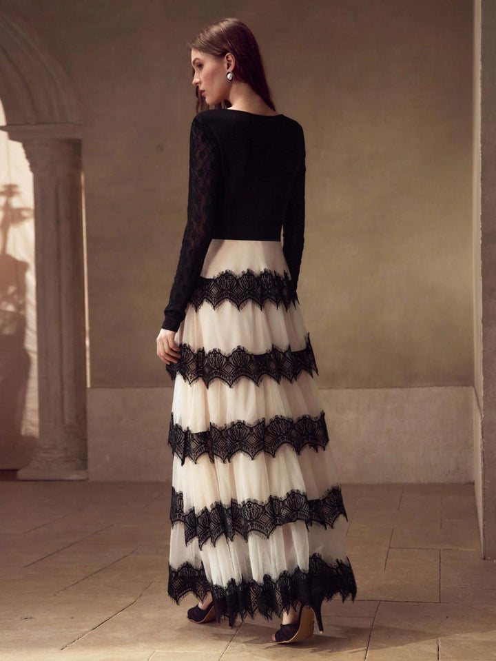 Rochie maxi SHEIN, mix culori