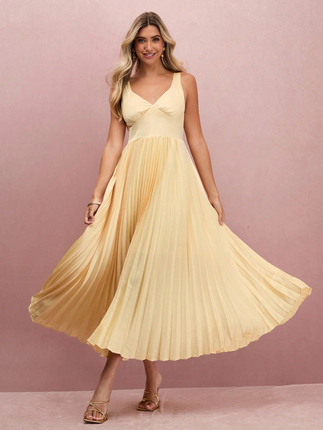 SHEIN maxi ruha, kék