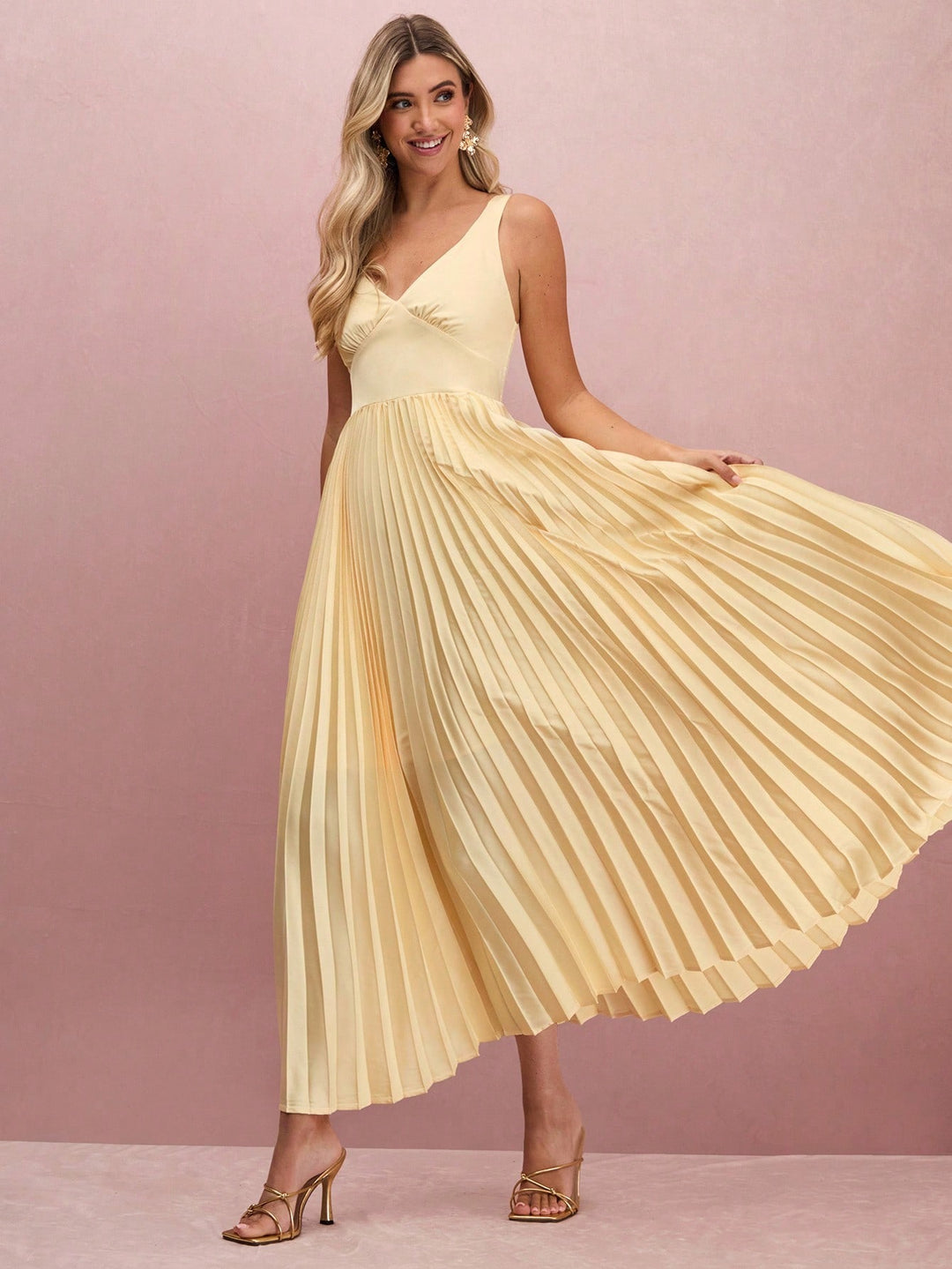 SHEIN maxi ruha, kék