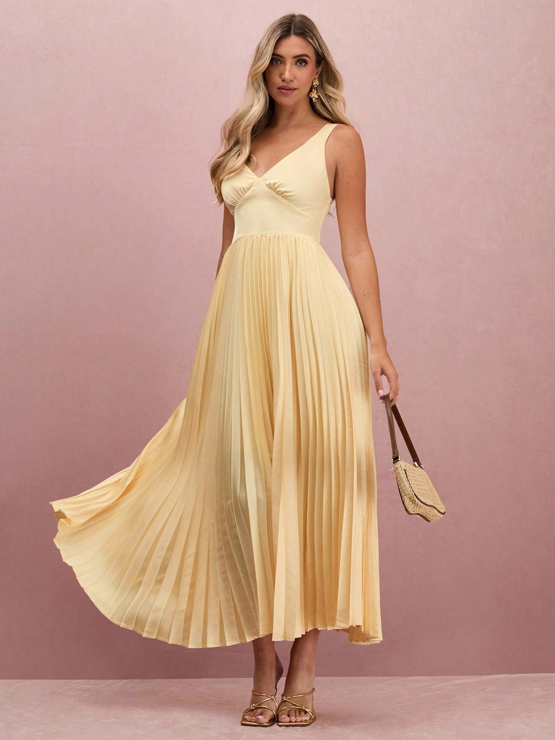 SHEIN maxi ruha, kék