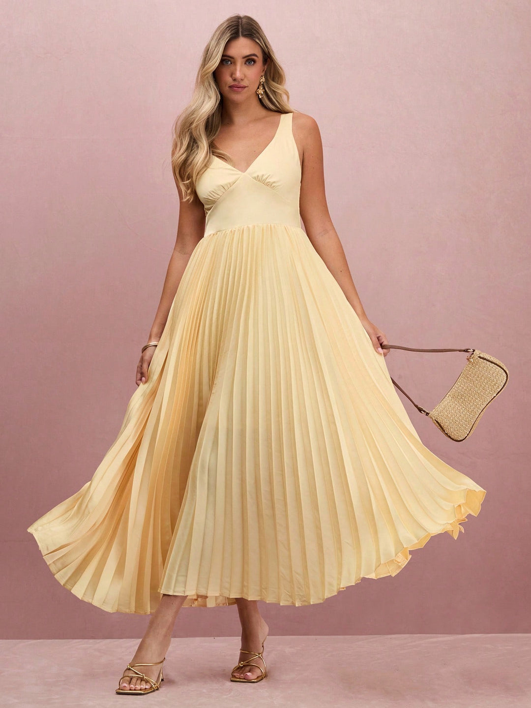 SHEIN maxi ruha, kék