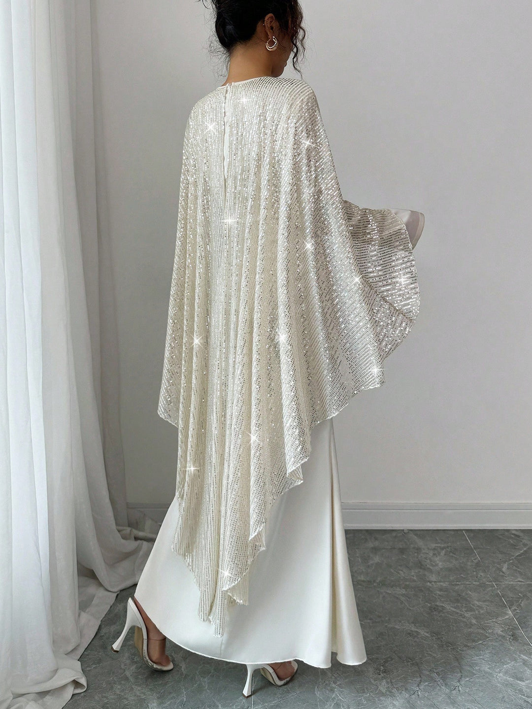 Rochie maxi SHEIN, portocaliu
