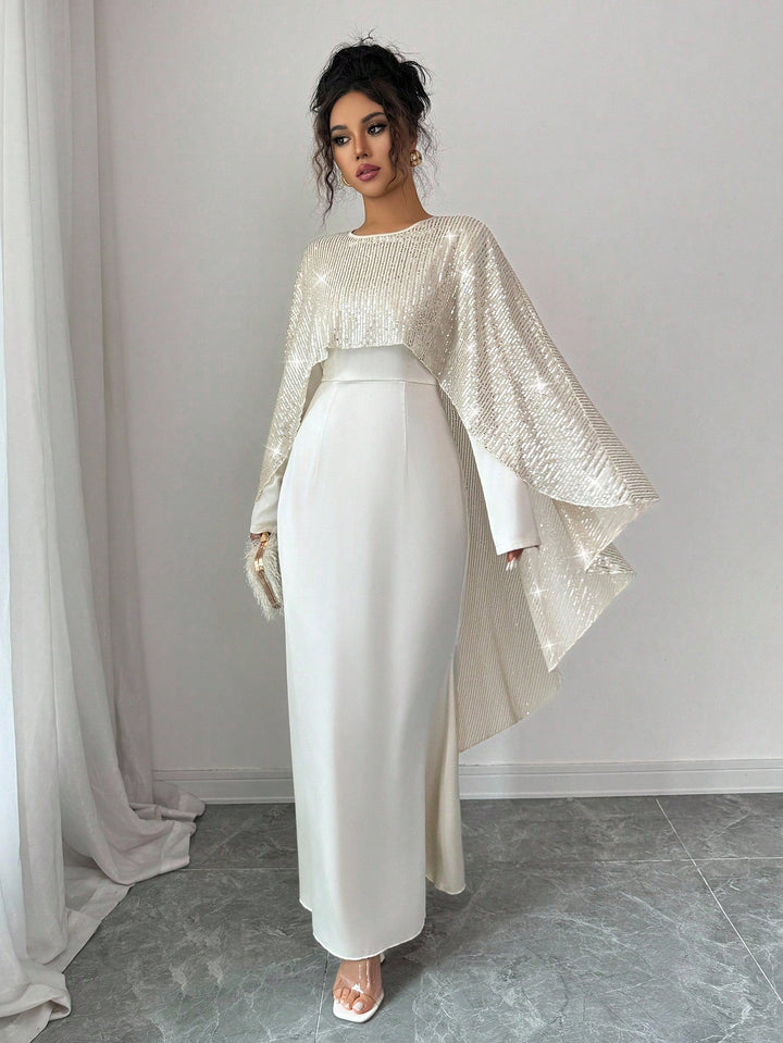 Rochie maxi SHEIN, portocaliu