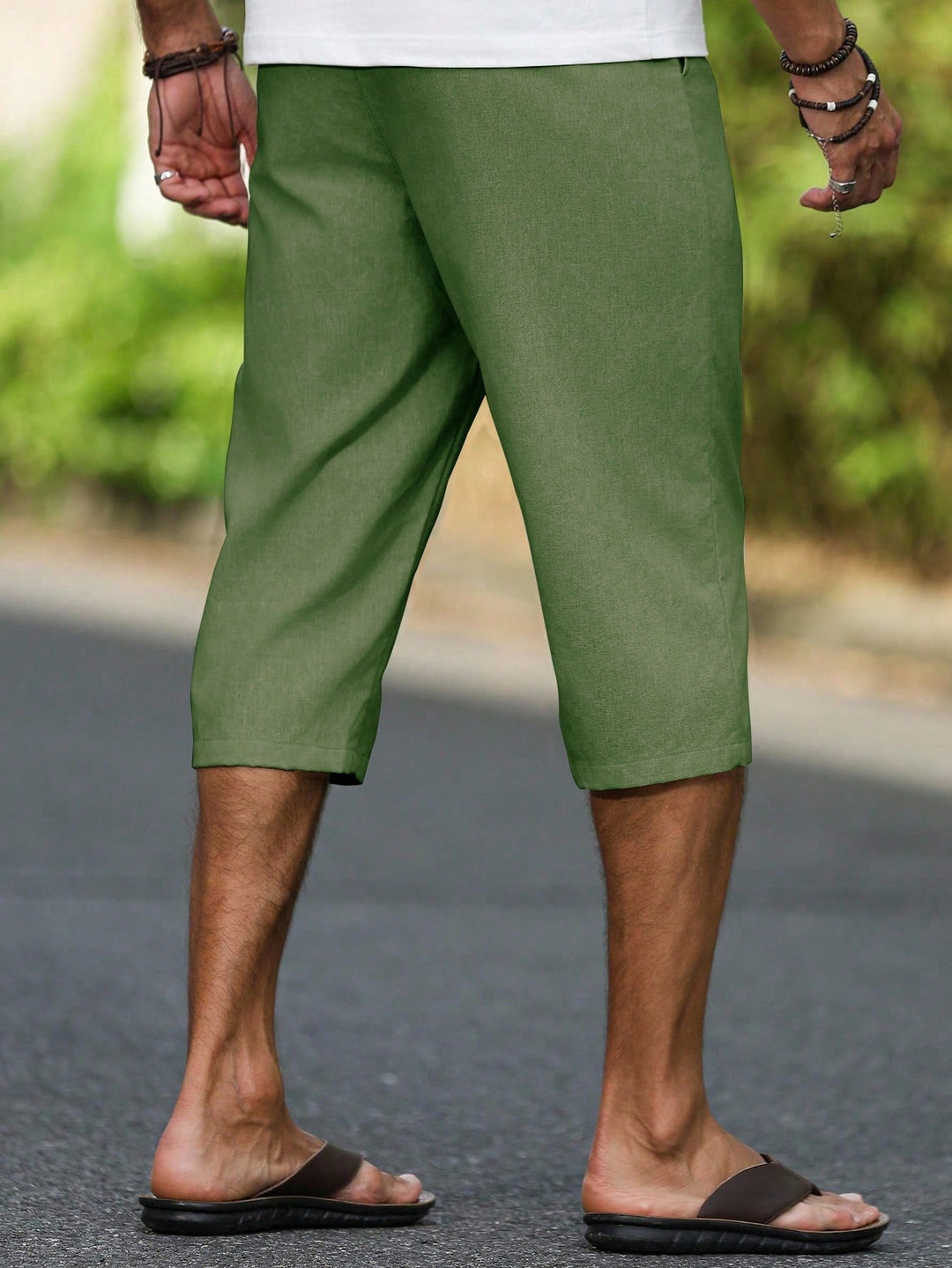 Pantalon SHEIN, verde