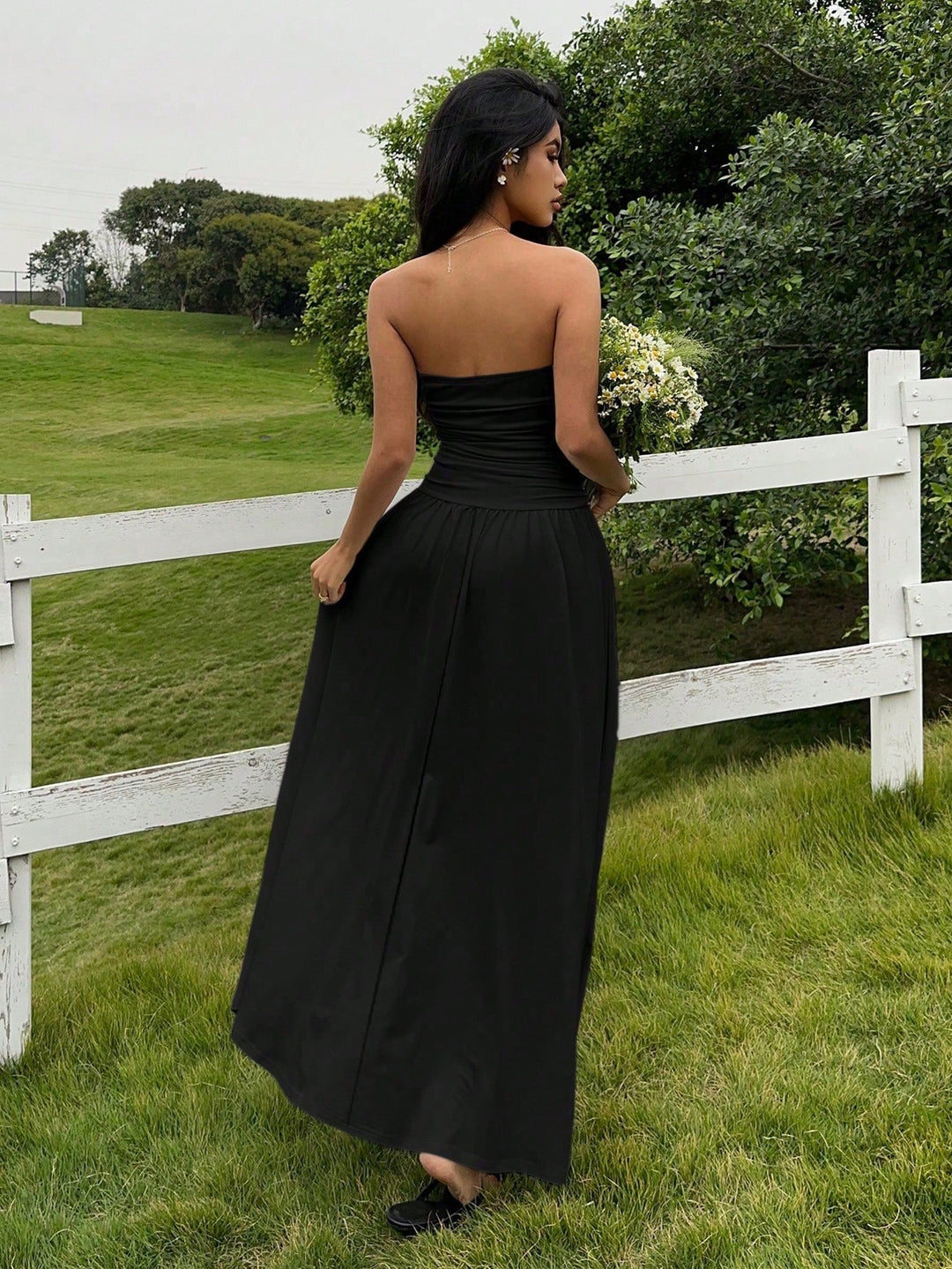 Rochie maxi SHEIN, negru