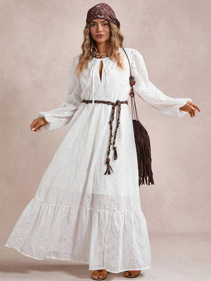 Rochie maxi SHEIN, alb