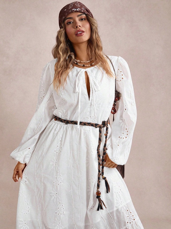 Rochie maxi SHEIN, alb