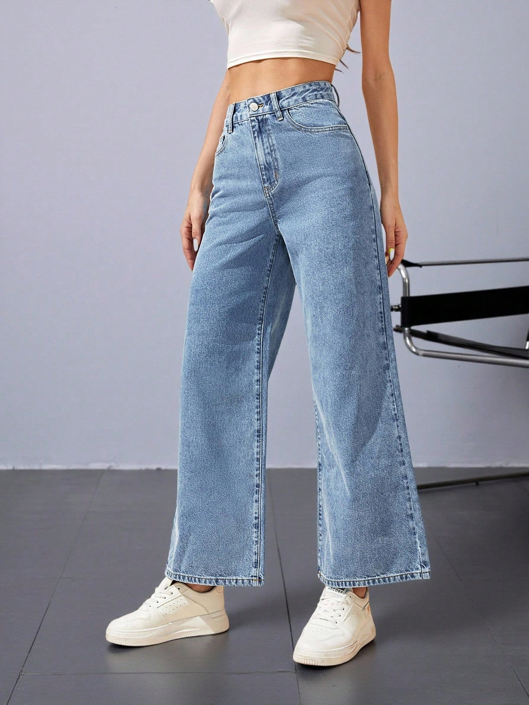 Jeans SHEIN, albastru