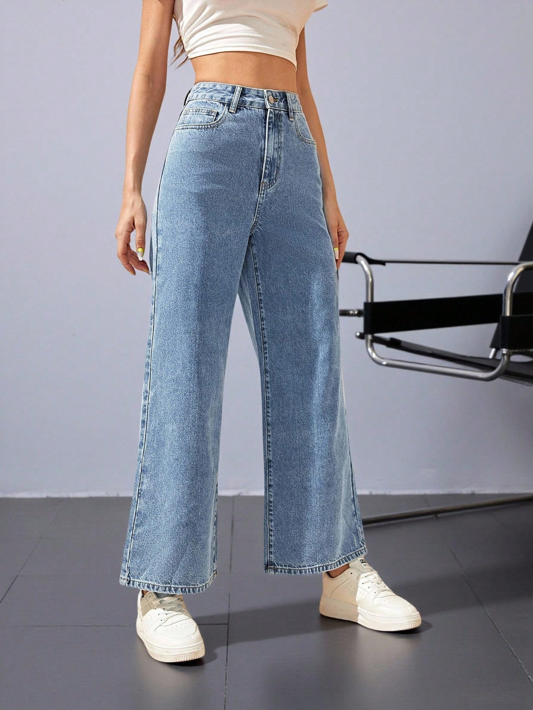 Jeans SHEIN, albastru