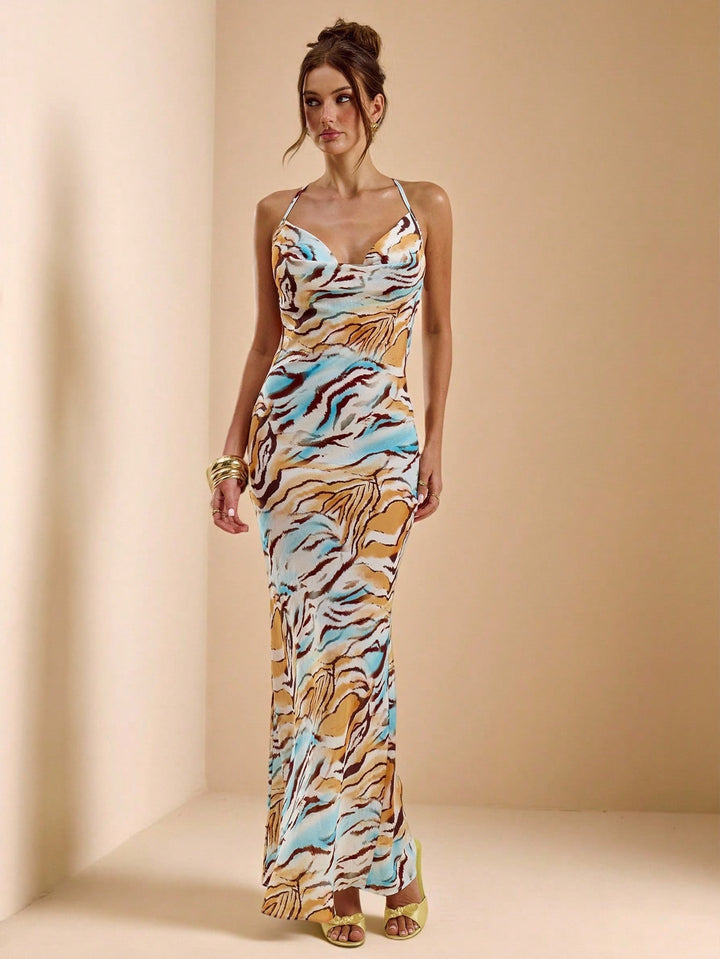 Rochie maxi SHEIN, albastru
