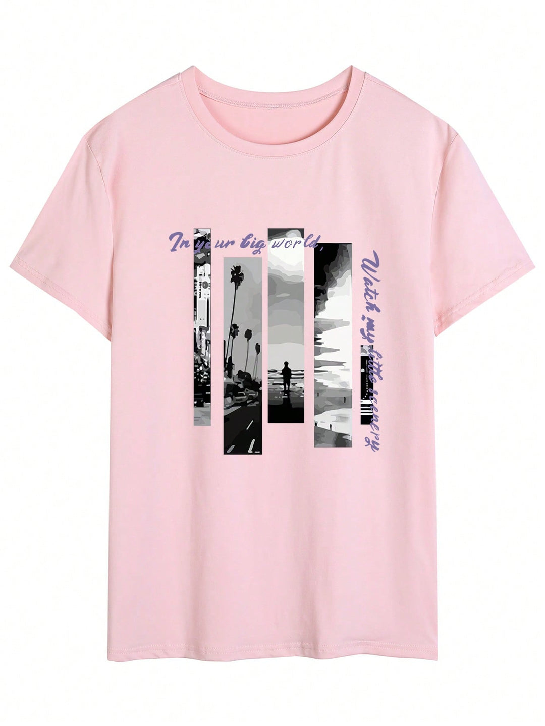Tricou SHEIN, roz